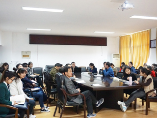 华中师范大学谢晓明教授应邀到BEAT365官网讲学