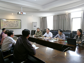 安徽财经大学资产管理处来BEAT365官网考察调研资产管理工作