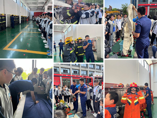 BEAT365唯一官网附属实验小学走进消防队开展“512防灾减灾日”主题教育活动
