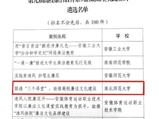 BEAT365官网1件作品入选第九届高校廉洁教育系列活动优秀作品